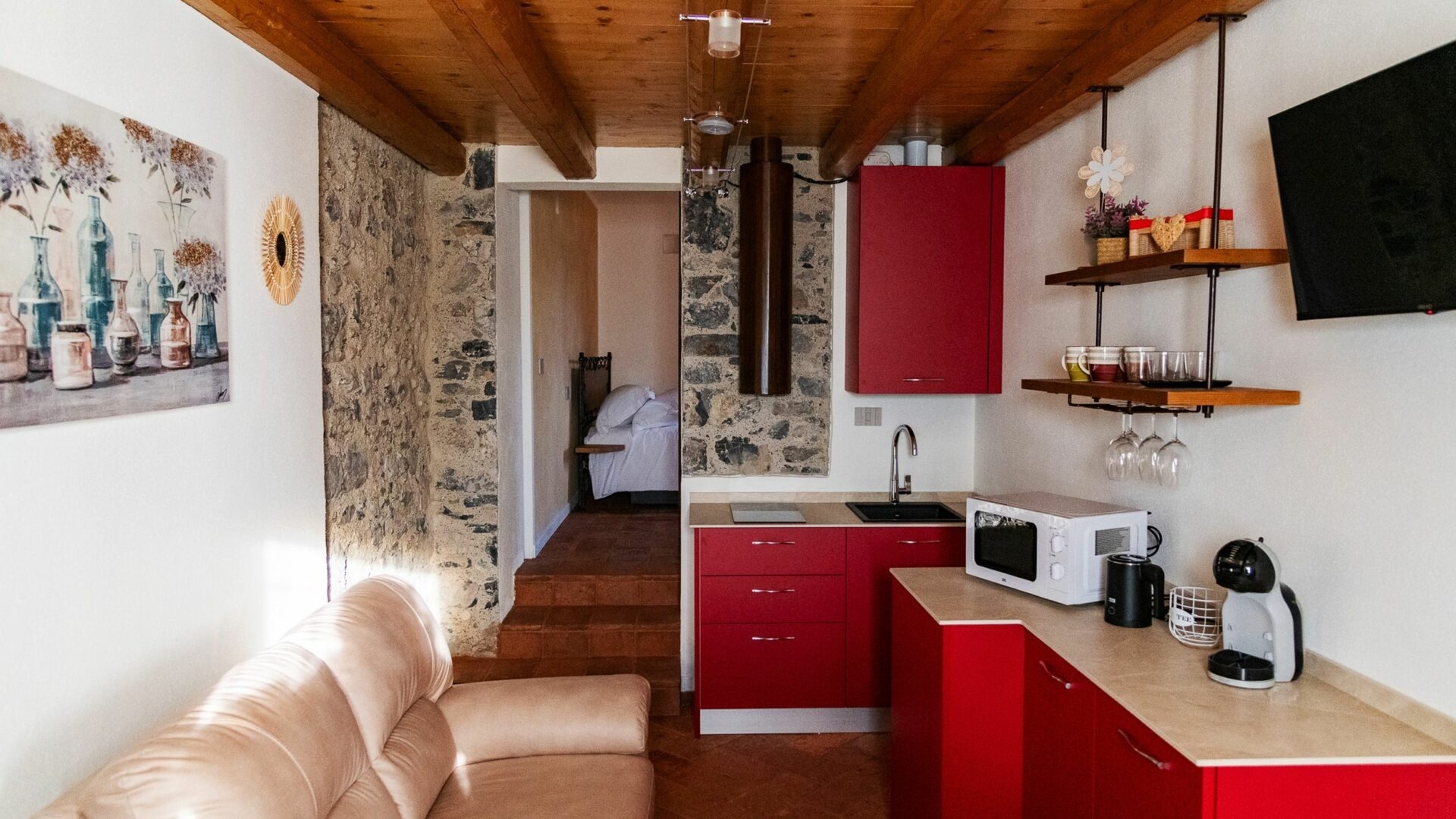 Cucina rossa - Cort 'Arnosto